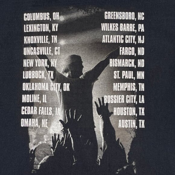 Luke Bryan That’s My Kind of Night 2014 Concert Tour Graphic T Shirt Black - Picture 4 of 7